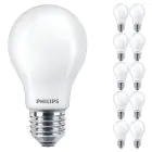 Confezione Multipack 10x Philips Corepro LED Bulbo E27 Pera Ghiaccio 7W 806lm - 830 Luce Calda | Sostitutiva 60W