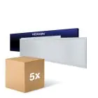 Confezione Multipack 5x Noxion Pannello A LED Ecowhite V4.0 28W 3400lm - 840 Bianco Freddo | 120x30cm - Philips driver