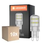 Confezione Multipack 10x Ledvance Performance LED Capsule Chiara G9 3W 320lm - 827 Bianco Molto Caldo | Dimmerabile - Sostitutiva 30W