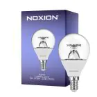 Noxion LED E14 Sferica 5W 470lm - 922 - 927 Dim to Warm| Miglior Resa Cromatica - Dimmerabile - Sostitutiva 40W