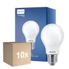 Confezione Multipack 10x Philips Master LED E27 Pera Filamento Ghiaccio 5.9W 806lm - 922-927 Dim To Warm | Miglior Resa Cromatica - Dimmerabile - Sostitutiva 60W