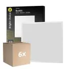 Confezione Multipack 6x Bright Choice Pannello A LED Backlit 36W 3600lm - 830 Luce Calda -  | 60x60cm - UGR 