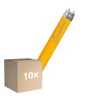 Confezione Multipack 10x Ledvance Tubo LED T8 Superior (EM/Mains) High Output 23W 2500lm - 220 Bianco Molto Caldo | 150cm - Sostitutiva 58W
