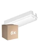 Confezione Multipack 6x Ledvance Bulkhead LED Compact Rettangolare Bianca 8W 840lm - 830-840 CCT | IP65