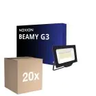 Confezione Multipack 20x Noxion Proiettore LED Beamy G3.1 Nero 50W 5500lm 110D - 830 Luce Calda -  | IP65 - Simmetrico 