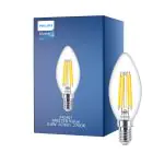 Philips MASTER Value LED Candela E14 Filamento Chiara 3.4W 470lm - 927 | Miglior resa cromatica - Dimmerabile – Sostitutiva 40W
