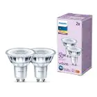Confezione Multipack 2x Philips Faretti LED GU10 PAR16 5W 355lm 36D - 827 Bianco Molto Caldo