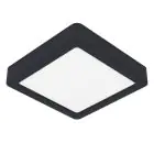 Eglo Luce da soffitto Fueva 6 Plastica Nero 7W 1100lm - 827-840-865 CCT