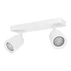 Eglo Soffitto Faretti Camaldoli Acciaio Bianca | Adatto per 2x GU10